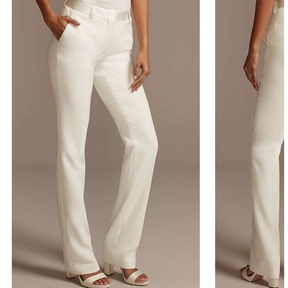 Ivory suit pants